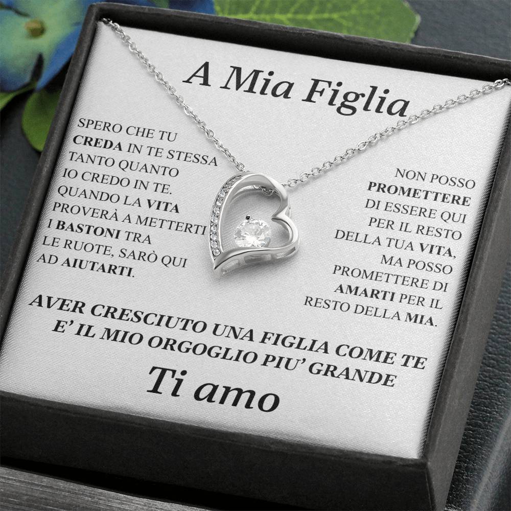 Collana CUORE DI MAMMA double face in Oro18kt – Gioielleria Esposito Marano