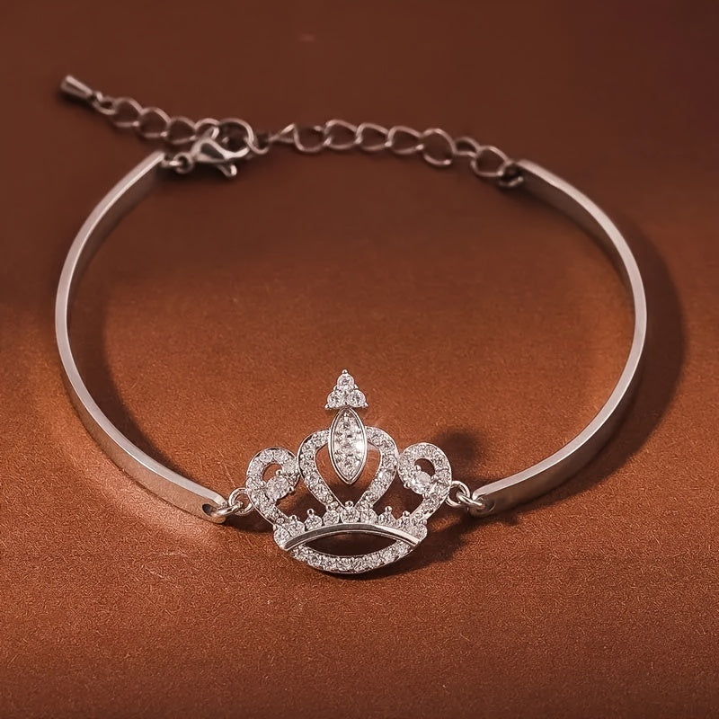 Bracciale Uomo VGWON Bracciale Corona Uomo - Gioiello Maschile Elegante Con Design A Corona Bracciale Vgwon Uomo