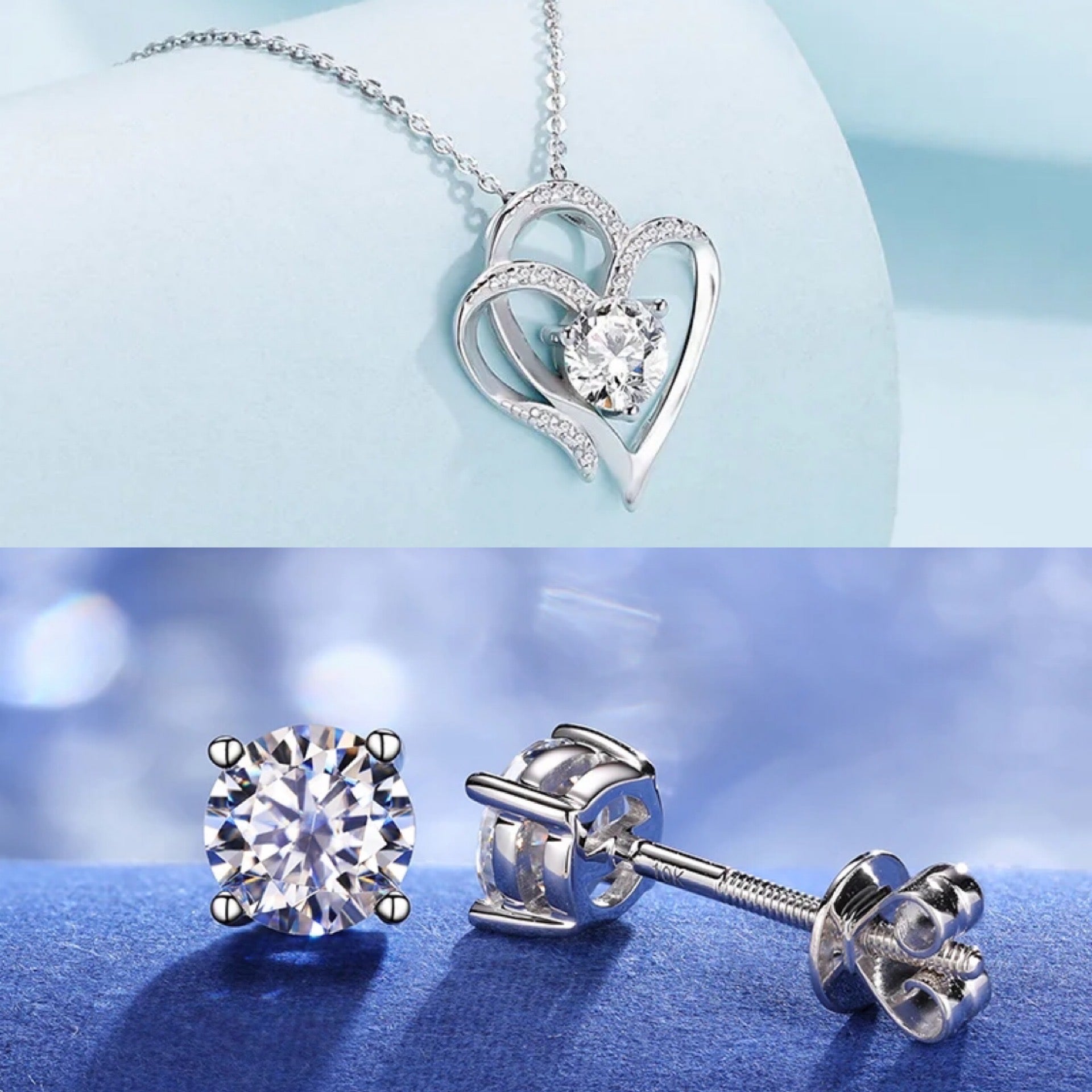 Acheerup Collana Personalizzata Con Doppio Nome Per Donna, In Acciaio Inossidabile, Con Cuore Personalizzato, Zircone, Corona, Gioielli Natalizi, Regalo Per Coppia - Foto 6