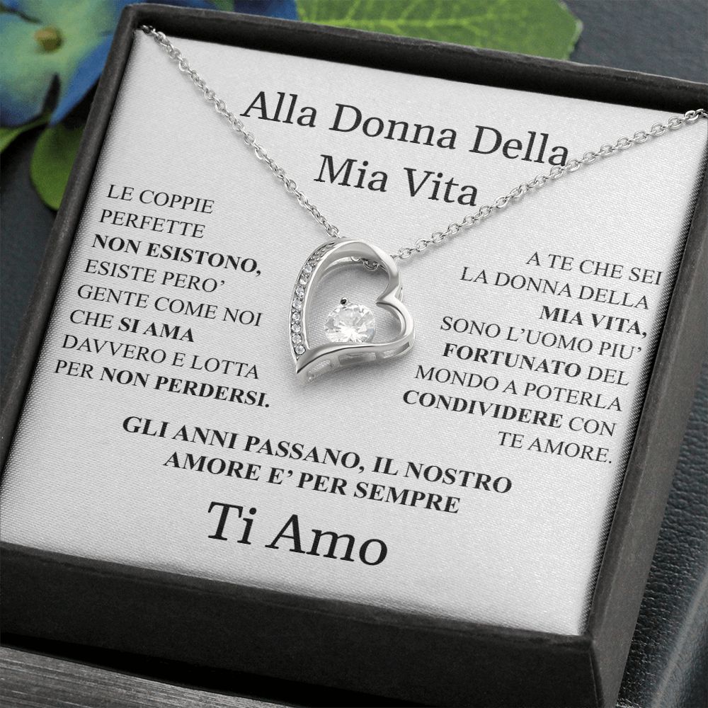 COLLANA "CUORE" ALLA DONNA DELLA MIA VITA.