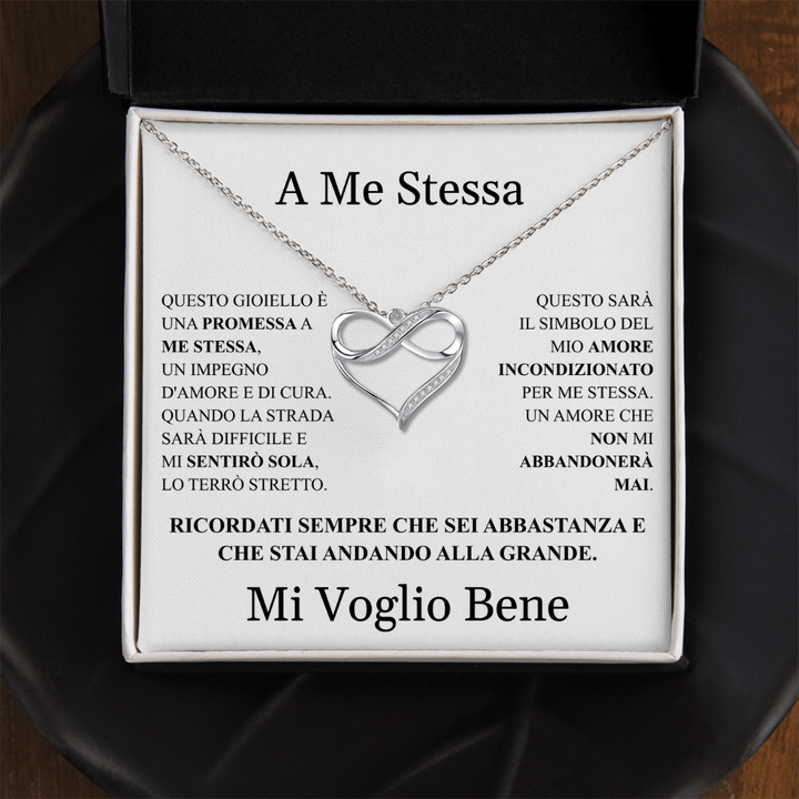 COLLANA "CUORE INFINITO" A ME STESSA.