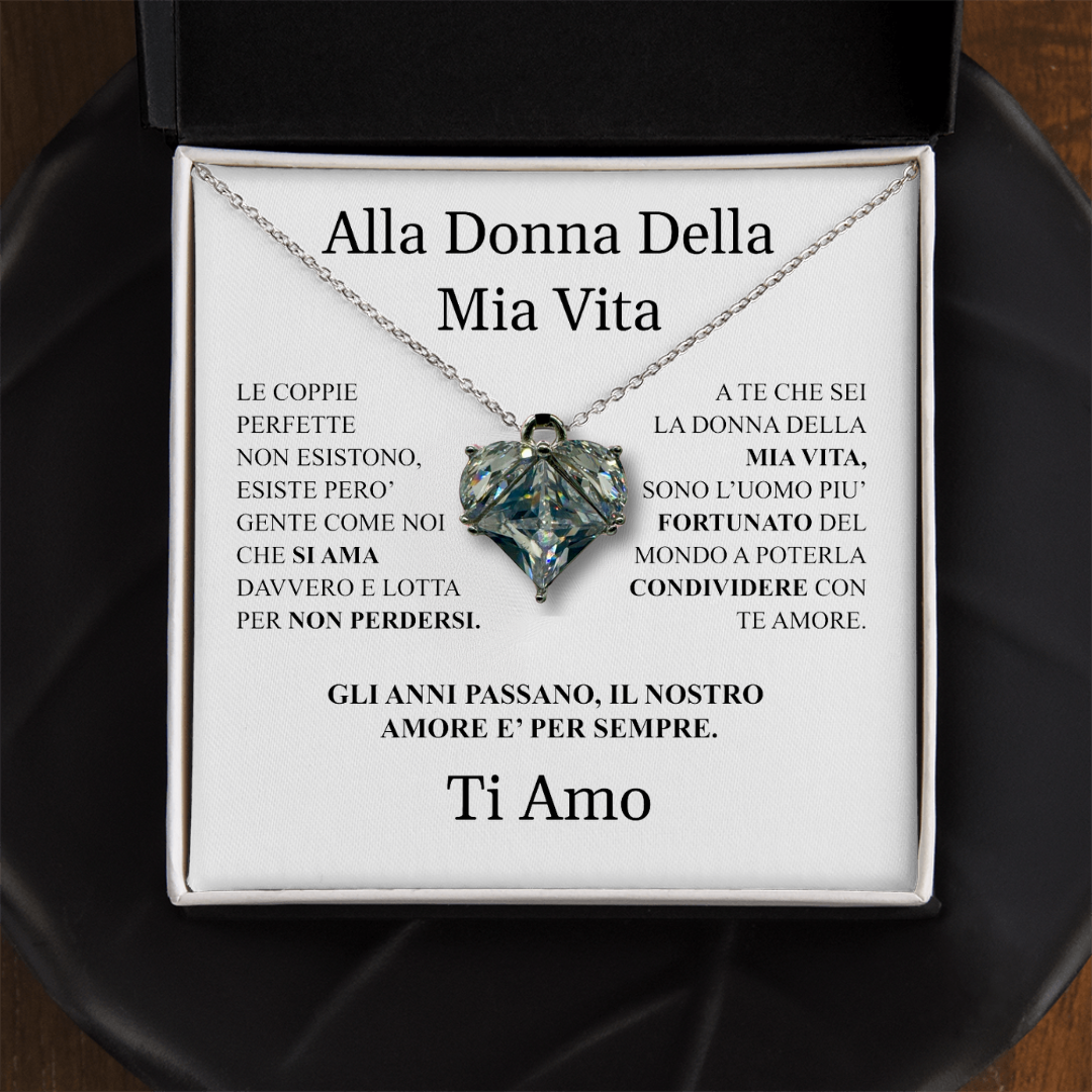 COLLANA "CUORE ASSOLUTO" ALLA DONNA DELLA MIA VITA.