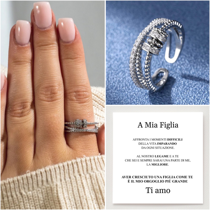 ANELLO "GALASSIA" A MIA FIGLIA.