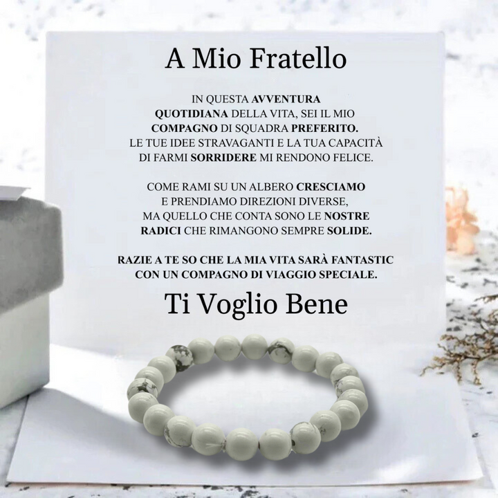 BRACCIALE "PERLE" A MIO FRATELLO.