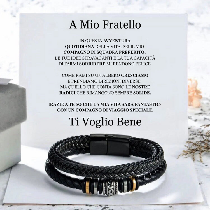 BRACCIALE UNIVERSO CON DEDICA.