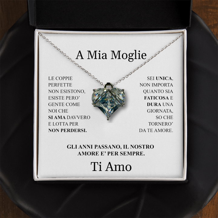 COLLANA "CUORE ASSOLUTO" A MIA MOGLIE.