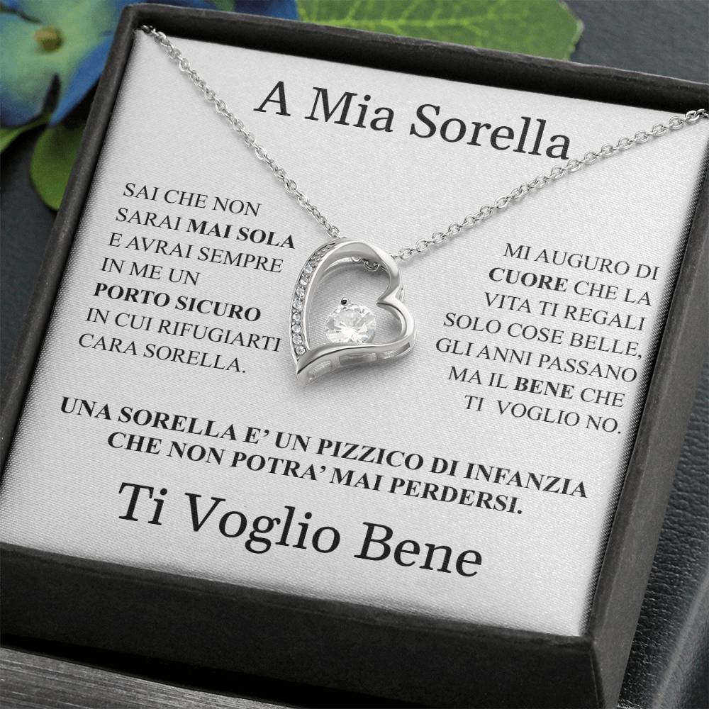 COLLANA CUORE CON DEDICA.