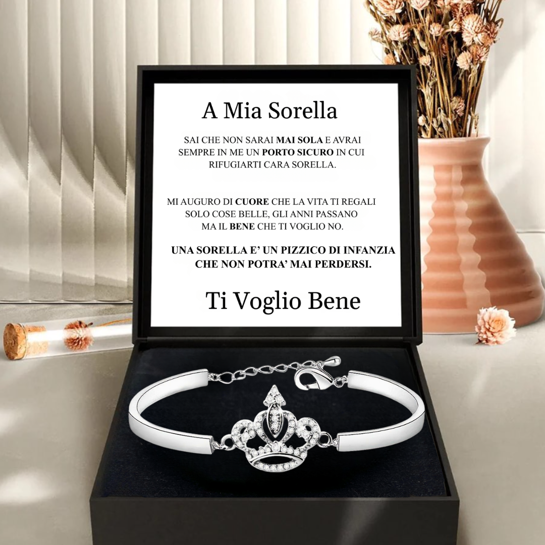 BRACCIALE "CORONA" A MIA SORELLA.