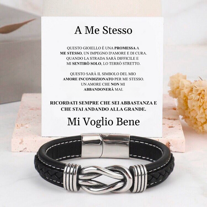 BRACCIALE "TRECCIA" A ME STESSO.