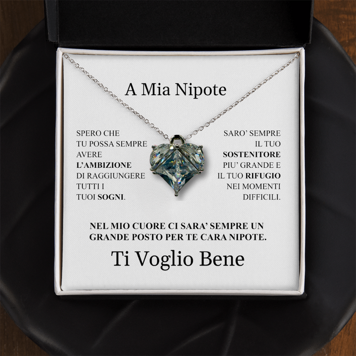 COLLANA "CUORE ASSOLUTO" A MIA NIPOTE.