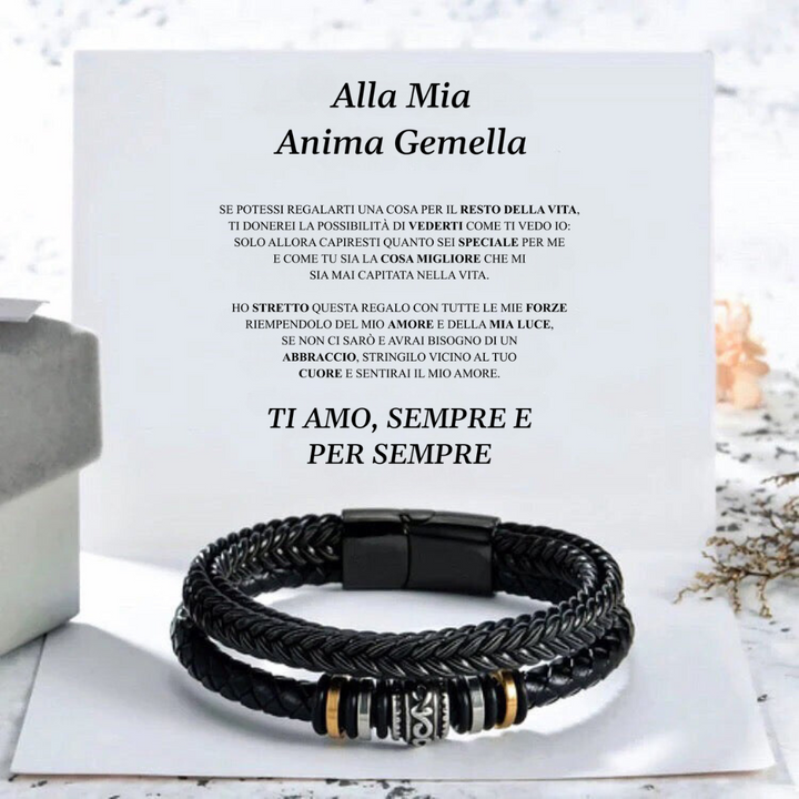 BRACCIALE “UNIVERSO” ALLA MIA ANIMA GEMELLA.