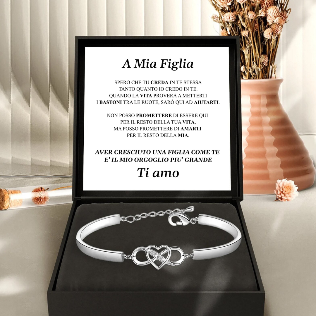 Bracciale in argento sterling per mamma e figlia, set da Bracciale in argento sterling per mamma e figlia, set da