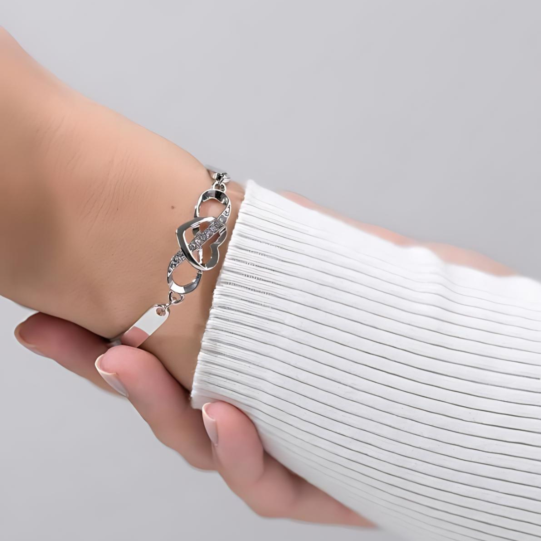 Bracciale Donna In Argento 925 Con Charm Infinito | Regalo Perfetto Con Dedica More Than Forever