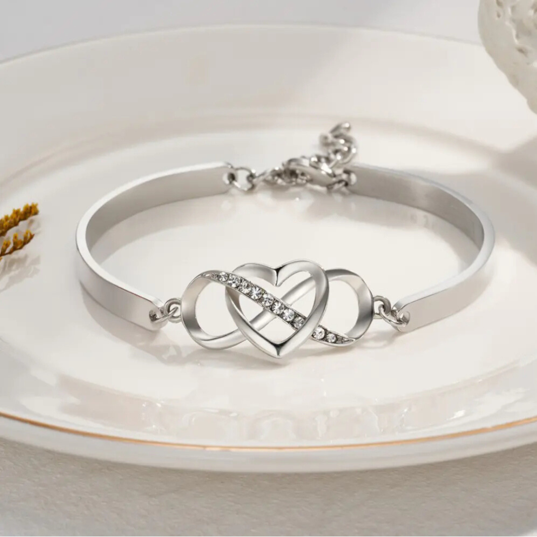 BRACCIALE "CUORE INFINITO" ALLA DONNA DELLA MIA VITA.