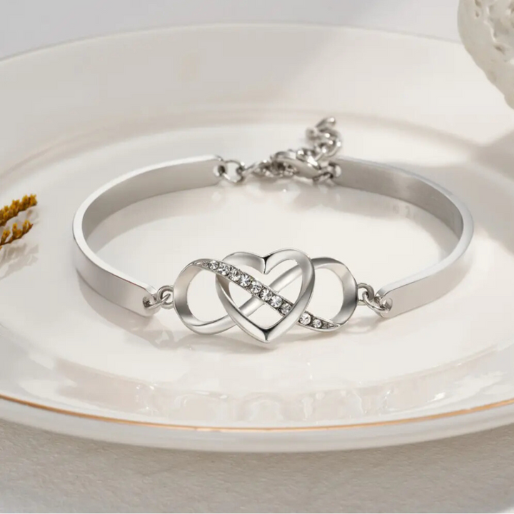 BRACCIALE "CUORE INFINITO" ALLA DONNA DELLA MIA VITA.