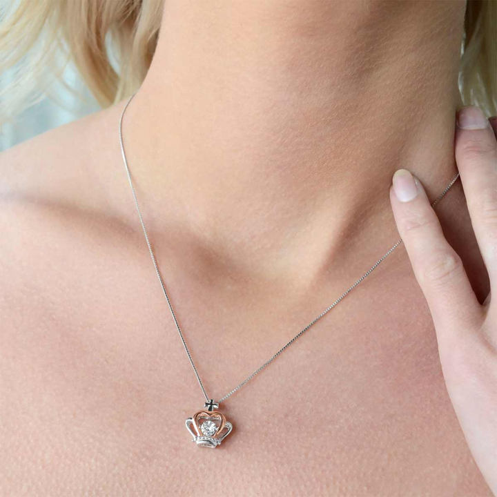 COLLANA "CUORE INCORONATO" ALLA MIGLIORE AMICA.