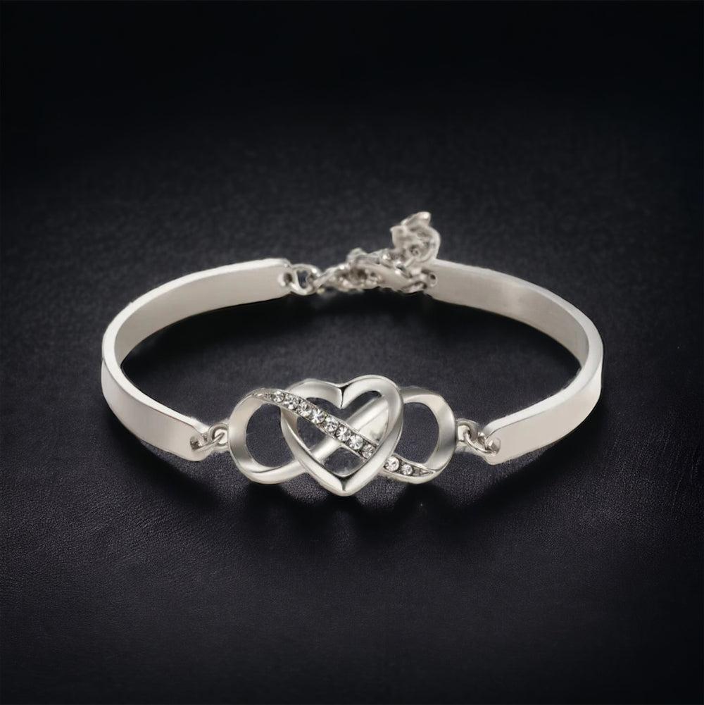 BRACCIALE "CUORE INFINITO" ALLA DONNA DELLA MIA VITA.