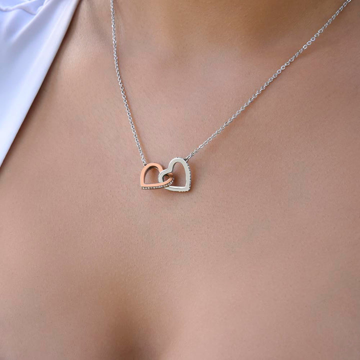 COLLANA "INTRECCIO DI CUORI" A MIA MAMMA.