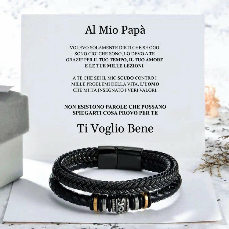 BRACCIALE UNIVERSO CON DEDICA.