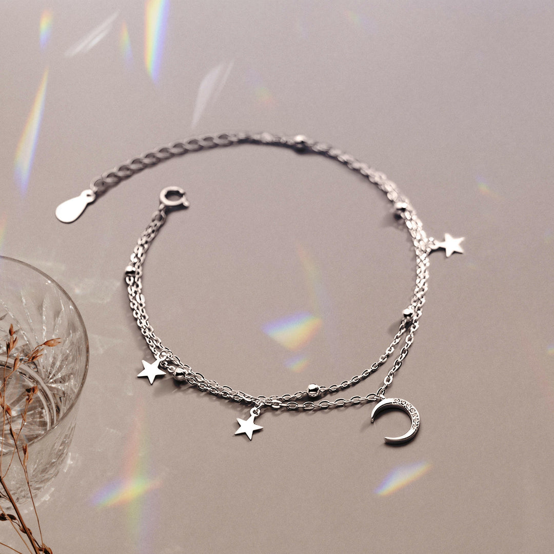 BRACCIALE "STELLE E LUNA".