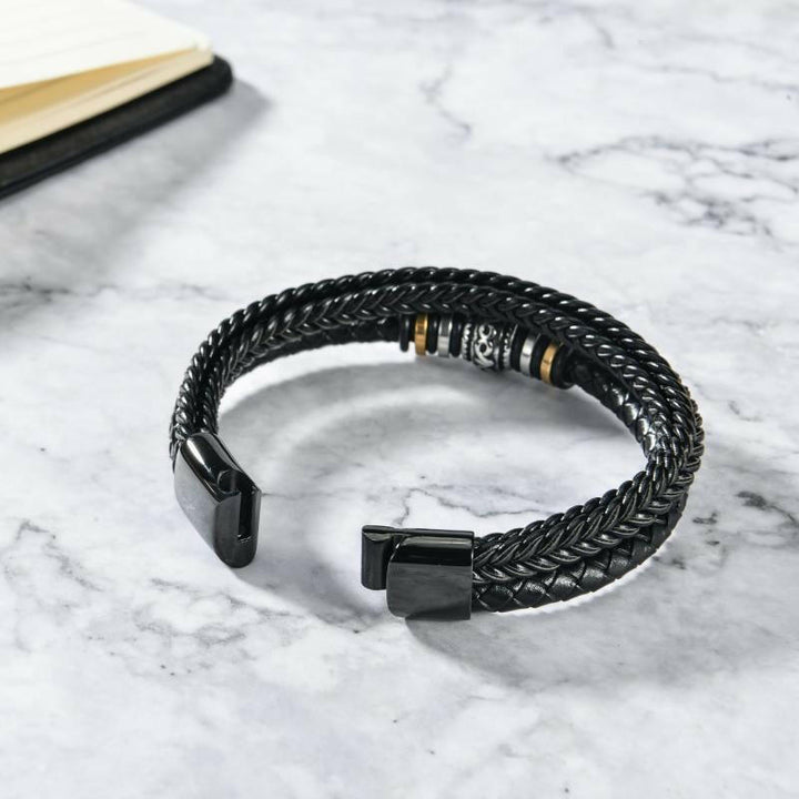 BRACCIALE UNIVERSO CON DEDICA.
