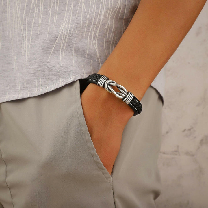 BRACCIALE TRECCIA FIGLIO - DEDICA SOGNI FUTURI.