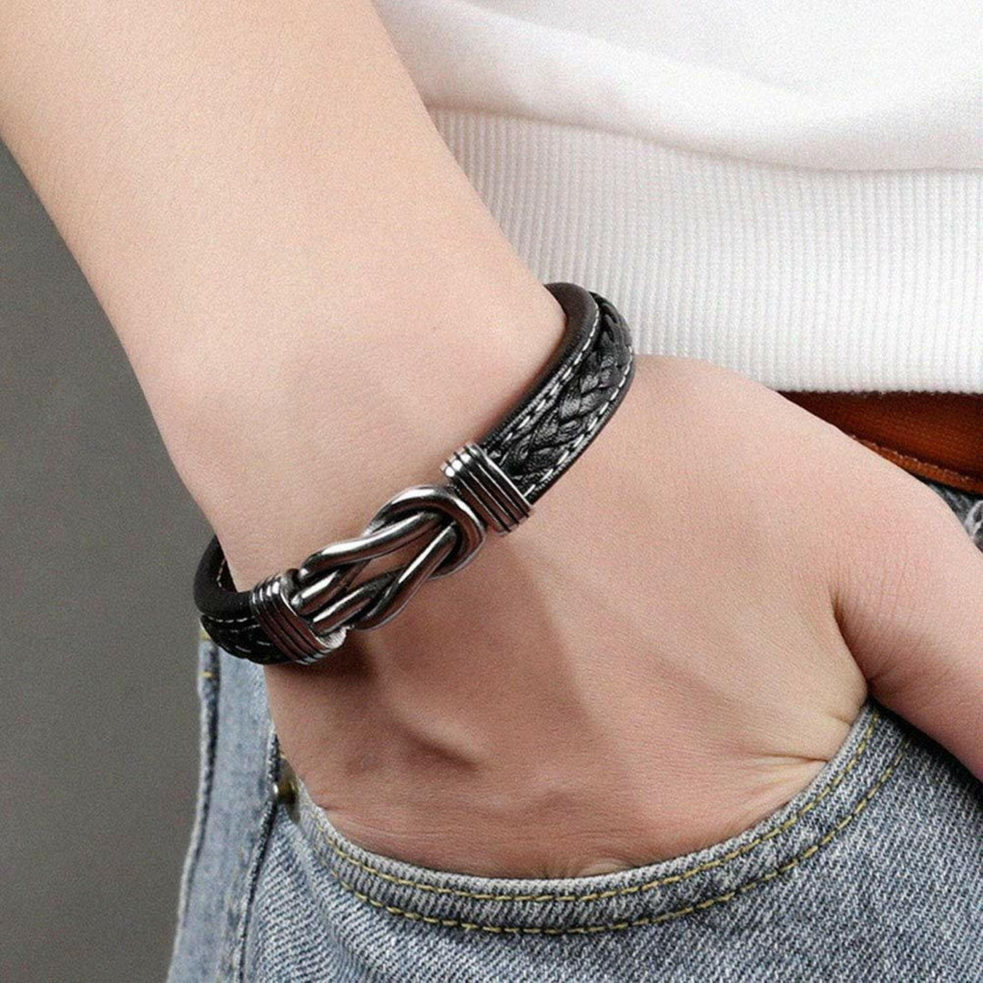BRACCIALE TRECCIA FIGLIO - DEDICA SOGNI FUTURI.